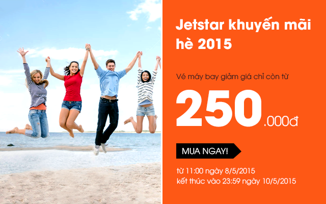 Jetstar khuyến mãi hè 2015