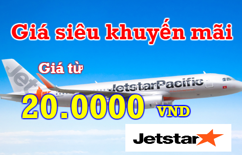 Jetstar tung 10.000 vé máy bay giá 20.000 mừng ngày 20/10