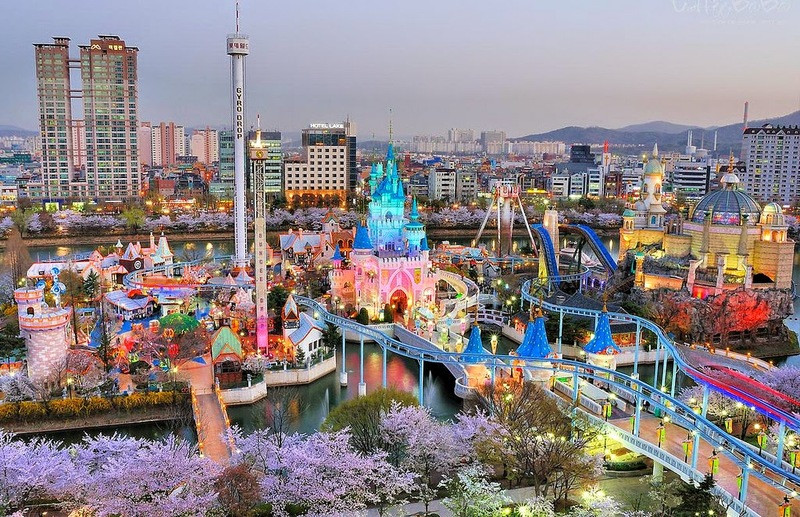Vui chơi thỏa thích tại Công viên giải trí Lotte World