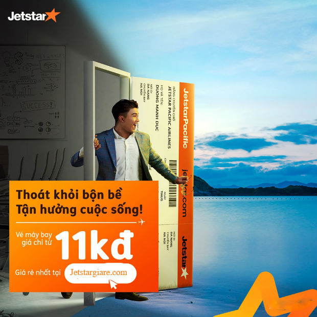 Hot! Giá vé khuyến mãi cuối tuần Jetstar chỉ từ 11,000 VNĐ