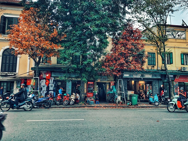 Vẻ đẹp bình yên của mùa thu Hà Nội mùa thu hà nội